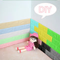 3D Waterproof Wall Sticker Soft Foam Brick Pattern DIY Wall Home Children's Room Bedroom Warm Decoration Wallpaper