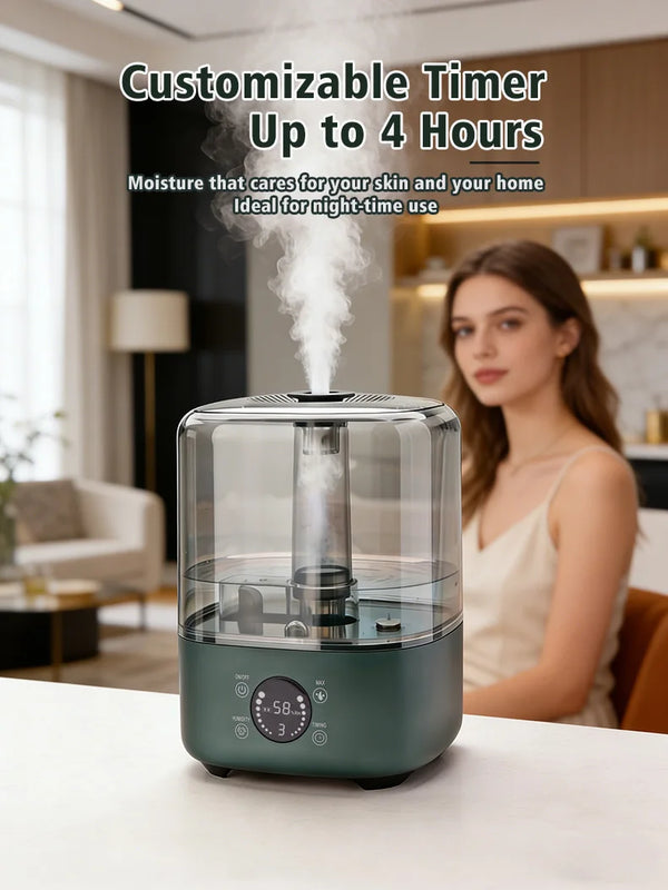 5L Air Humidifier Professional Large Capacity Home Air Humidifiers Ultrasonic Water Mist Diffuser Kinscoter Brand