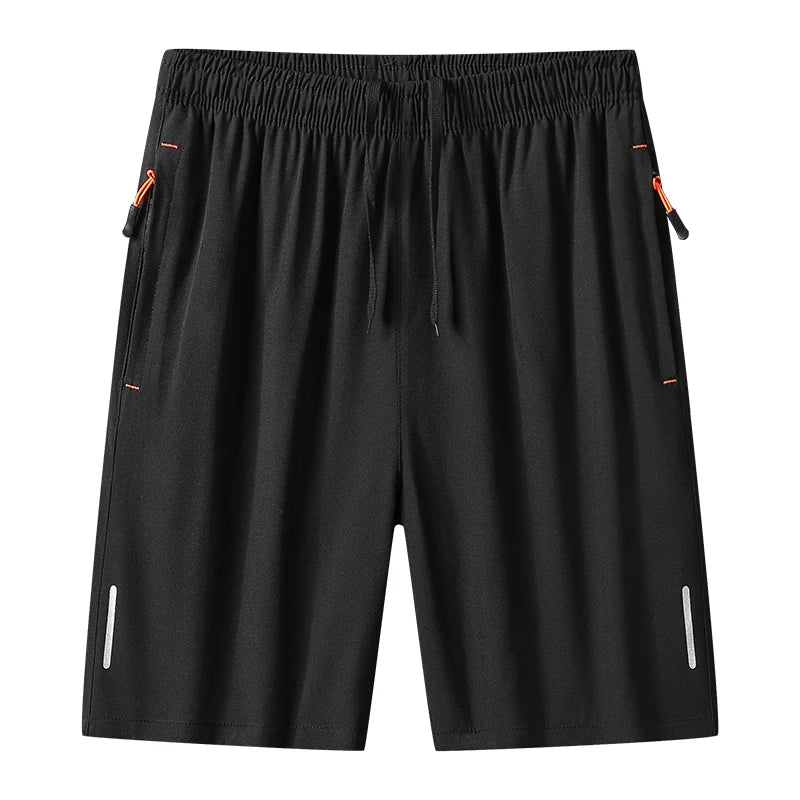 Men's Quick Dry Running Shorts with Drawstring and Zip Pockets - Ideal for Athletic Workouts and Gym - View 19 | SAMAG