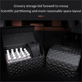Car Trunk Organizer Box Large Capacity Auto Multiuse Tools Storage Bag Stowing Tidying Leather Folding for Emergency