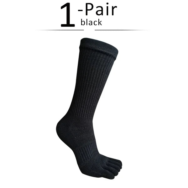 Pairs Man 5 Finger Socks Long Compression Sweat-Absorbing | SAMAG