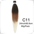 Pre Stretched Braiding Hair 26inch Kanealon for Braids Yaki Straight Synthetic Braids Hair Extension Expressions Braiding Hair