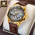 6661 Automatic Watch for Men Hollow Transparent Dial Original Mechanical Movement Man Wristwatch - Visuel 8 | SAMAG
