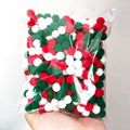 20/100/200/300/500pcs Cat Toys Cute Funny Stretch Plush Ball Cat Toy， Ball Creative Colorful Interactive Cat Puff Balls Chew Toy