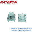GATERON Magnetic Jade Gaming, Attraction, Silent Switch, Freely Setting, HE Hall Sensor HIFI Sound for Magnetic Keyboard Gaming
