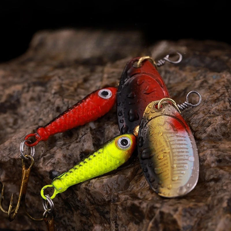 Rotating Metal Spinner Fishing Lures 9g Sequins Iscas | SAMAG