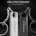 High Speed USB 3.0 Mini Metal Flash Drive 16GB 32GB 64GB 128GB Pendrive Waterproof usb drive Pen memory Sticks with key Chain