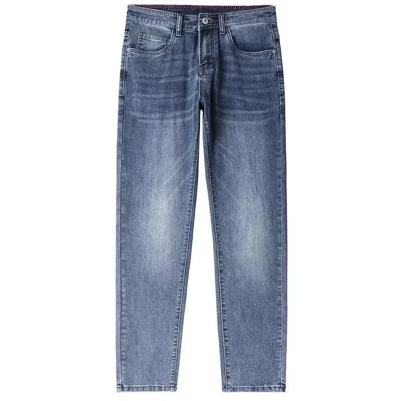 Jeans for Men's Classic Blue Slim Straight Light Brand | SAMAG
