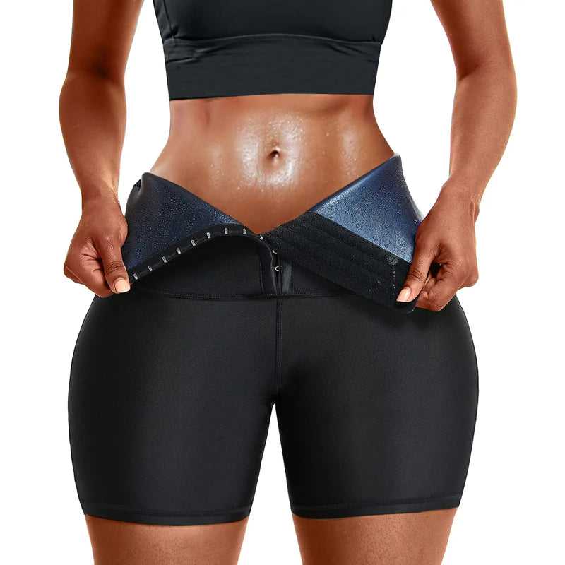 Sauna Sweat Shapewear Shorts Pants Thigh Slim Suit Waist Trainer Weight Loss Shaper Sweatsuit Fitness Compression Thermo Workout