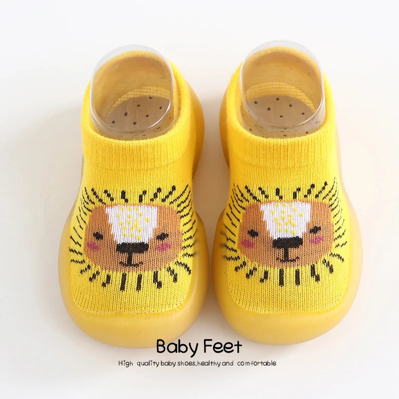 Baby Socks Shoes Boy Girl Fashion Toddler Shoes Anti-Slip  Soft Rubber Shoes Animal Style New Arrival Baby First Walker Autumn