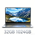 Intel N3700 15.6 Inch Laptop 4C4T 1.6GHz Base 2.4GHz Turbo 16GB RAM 2TB SSD Ultra Slim Notebook Gamer Prime