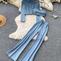 SINGREINY Ladies Fashion Sporty Suits Simple Hooded Cardigan+Halter Lingerie Top+Long Pants Korean Simple Slim Casual 3Pcs Sets