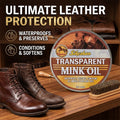 Professional Leather Polishing Balm for Shoes Boots and Handbags Deep Shine Restoration and Fiber Protection 100g SIKEZHAN