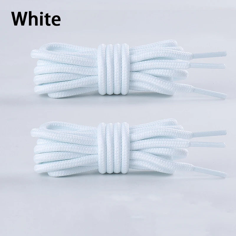 Classic Round ShoeLaces 20 Colours Durable Solid Shoelaces Sneakers Boots Shoelace rope 70cm/90cm/120cm/150cm 1Pair