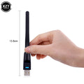 150Mbps Wireless Network Card Mini USB WiFi Adapter LAN Wi - Fi Receiver Dongle Antenna 802.11 b/g/n for - Visuel 2 | SAMAG