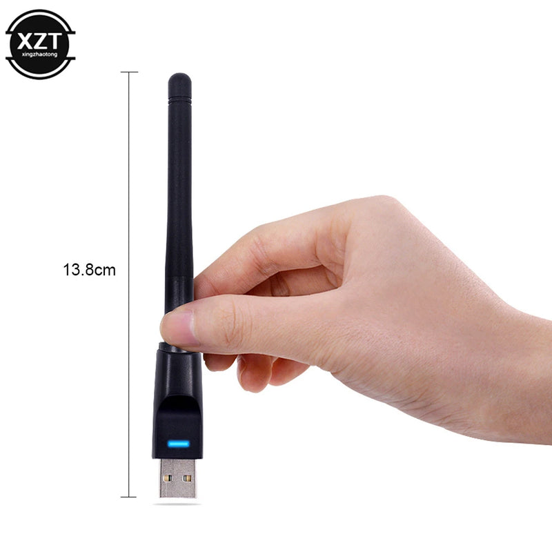 150Mbps Wireless Network Card Mini USB WiFi Adapter LAN Wi - Fi Receiver Dongle Antenna 802.11 b/g/n for - Visuel 2 | SAMAG