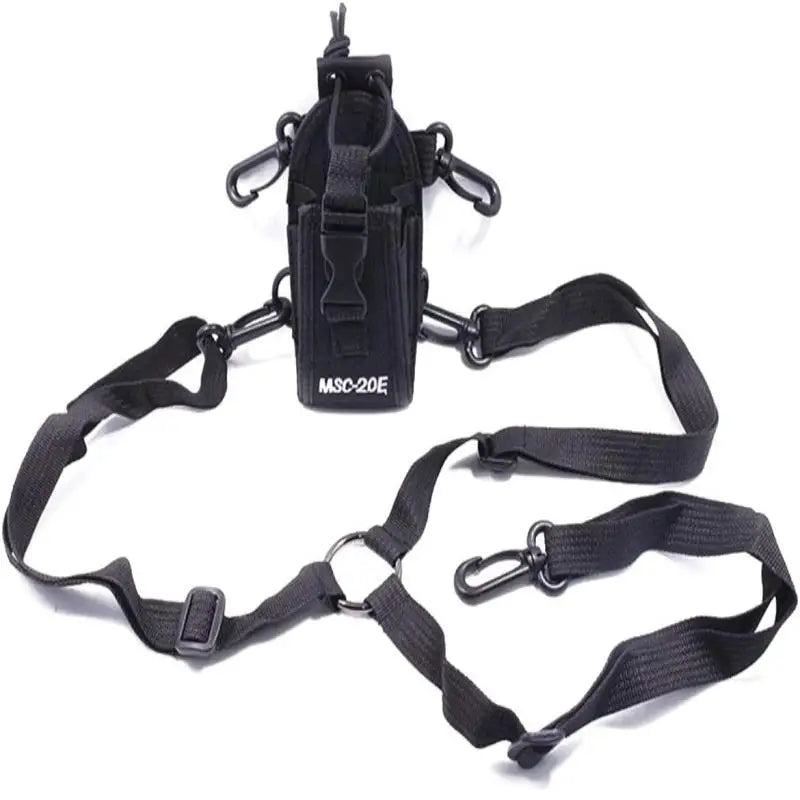 【C】1 Set Waist Bag Holder Pocket MSC-20E Tactical Molle Radio Walkie Talkie Pouch Interphone Holster Carry Bag For Hunting Camp