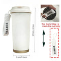 1 18oz medical theme 316 stainless steel thermos cup with leak-proof cover-double vacuum insulated cup suitable  hot/cold drinks