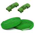 New Without Ties Elastic Laces No Tie Shoe Laces Press Lock Shoelaces Sneaker Kids Adult 8MM Widened Flat Shoelace for Shoes