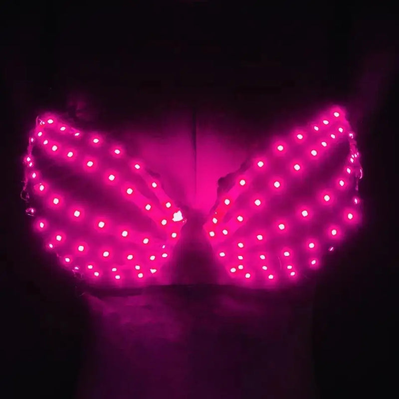 LED Glowing Bra Top Christmas Party Club Wear Rave Dance Costume Electronic Light Up Festival Outfit Tech Futuristic Bar Show