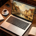 14.1" Ultra Slim Lightweight Portable Laptop, Intel Core 6500Y Processor, Windows 11, 16GB 32GB Business Office Notebook Comput