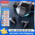 Choice Lenovo XT53 Earphone Wireless Bluetooth 5.4 Headphones Low Latency Gaming Headset Noise Reduction LED Display Earbuds New