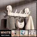 No Drill Wall Mount Door Hooks Suction Cup Robe for Kitchen Bathroom Adhesive Key - View 13 | SAMAG