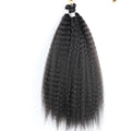 Synthetic Crochet Braiding Hair Bundles Sew In Afro Kinky Curly  Hair Extensions Strand Hook Braid Fake Hair 3pcs Deal