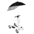 Portable Four-Wheel Electric Golf Cart - Foldable Scooter with Remote Control