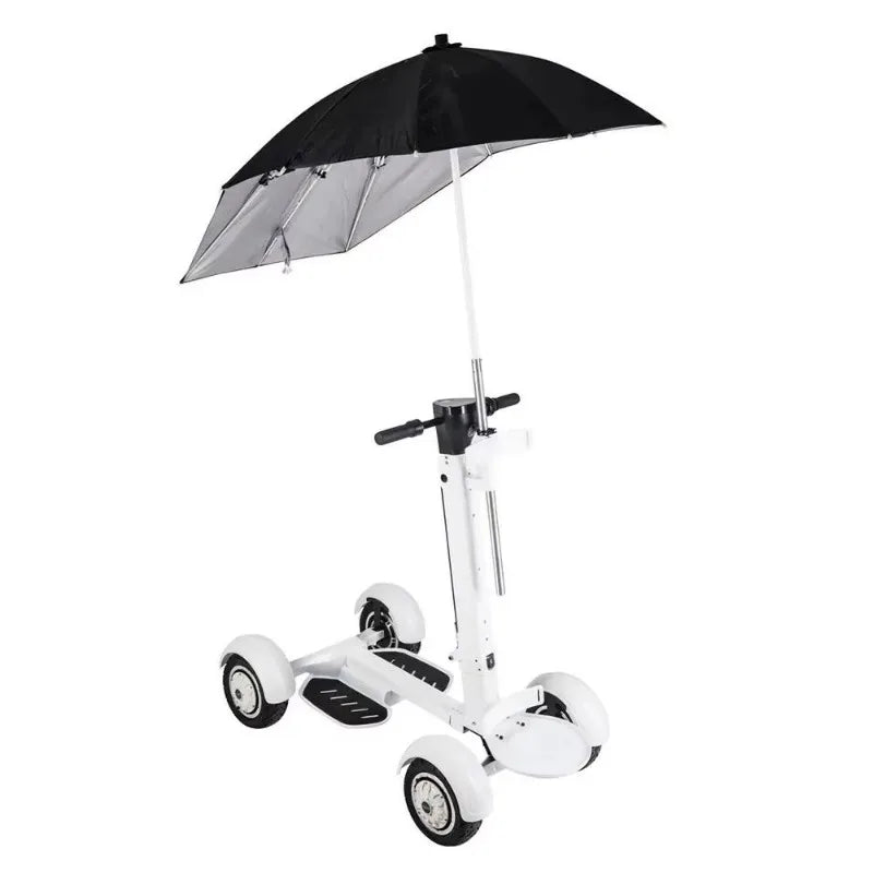 Portable Four-Wheel Electric Golf Cart - Foldable Scooter with Remote Control