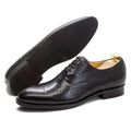 Classic Men's Real Leather Wingtip Oxford Dress Shoes Handmade Lace-Up Wedding Party Business Office Formal Footwear