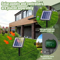 Solar Automatic Watering Kit for Garden, Drip Irrigation Watering System with 15 m Watering Hose, Balconies, Flower Pots, Plants