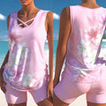 Bikini Sets With Shorts Women's Vintage Printed Tankini | SAMAG