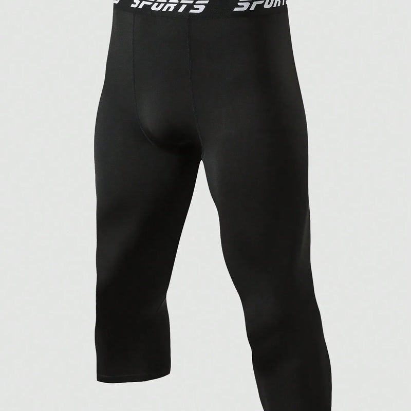 Men Compression Shorts Gym Running Leggings Quick Dry Sport Tights Fitness Basketball Leggings Training Tights Man Gym Clothing