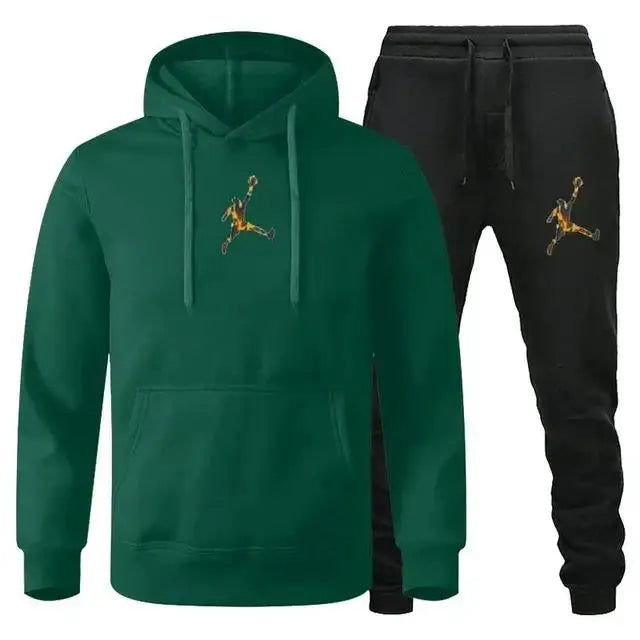 Pull à capuche et pantalon de jogging pour hommes et femmes ensemble deux pièces costume sportif hip hop - View 24 | SAMAG