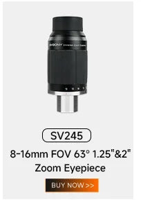 Svbony Telescope Eyepieces 1.25" 68° Eyepiece Planetary Eyepiece UWA 6mm/9mm/15mm/20mm Eyepiece for Astronomical Telescope