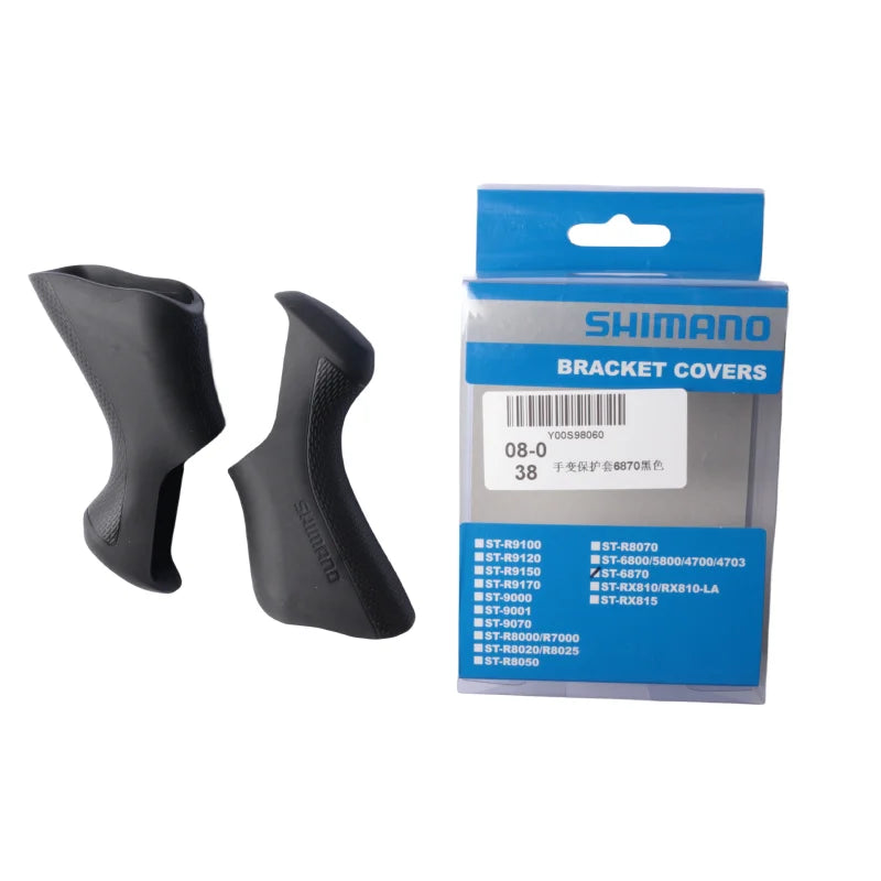 Shimano ST 5800 6800 6870 9000 A070 Ultegra Di2 STI BRAKE LEVER Black HOODS-1 PAIR bracket covers