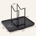 Rotating Metal Napkin Holder, Non - Slip Kitchen Condiment - View 3 | SAMAG