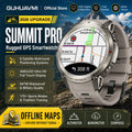2026 Military Satellite Offline Map GPS Smart Watch Men 1.43''AMOLED Bluetooth Call Compass 5ATM Waterproof 170+Sport Smartwatch