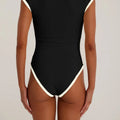 Vintage Retro One Piece Swimsuit Bandeau Style Women's | SAMAG
