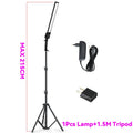 Photography Studio LED Lighting Kit Dimmable LED Video Light Handheld Fill Light With Light Stand 24W 3200K-5500K Photographic