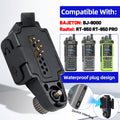 BAJETON BJ 9000 Audio Adapter to 2 Pin Connector Walkie Talkies Earpiece Speaker Mic for Radtel RT 950Pro BJ-9000 RTD TP 900PRO