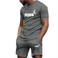 Summer Men's Sets Fashion Tracksuit Short Sleeve T Shirts+Sport Suit Casual Clothing Joggers S - 4XL - View 12 | SAMAG