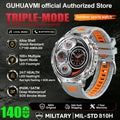 New 1400mAh Battery Sports Smart Watch 1.7” SOS+Flashlight Exercise Record Bluetooth Call Waterproof Health Watch For Android iO