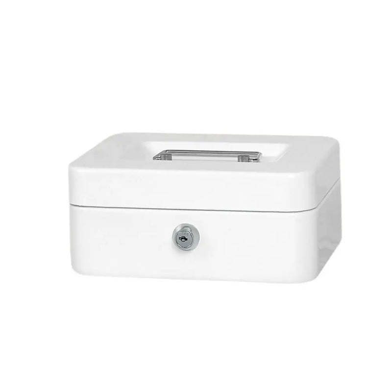 Small/Large Locking Cash Box Double Layer Safe Metal Money with Tray Cover Key Lock/ Password Saving - View 16 | SAMAG