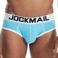 JOCKMAIL Brand Mens Bikini Underwear Cotton Classic Basics Sexy Men Briefs U Convex Calzoncillos Hombre Cueca Gay Men Panties