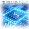 LENO 15.6" Laptop Portable Intel Core i7-6500U 32GB RAM 2TB SSD Windows 11 Notebook Gamer 1080P Display Office Study Computer PC