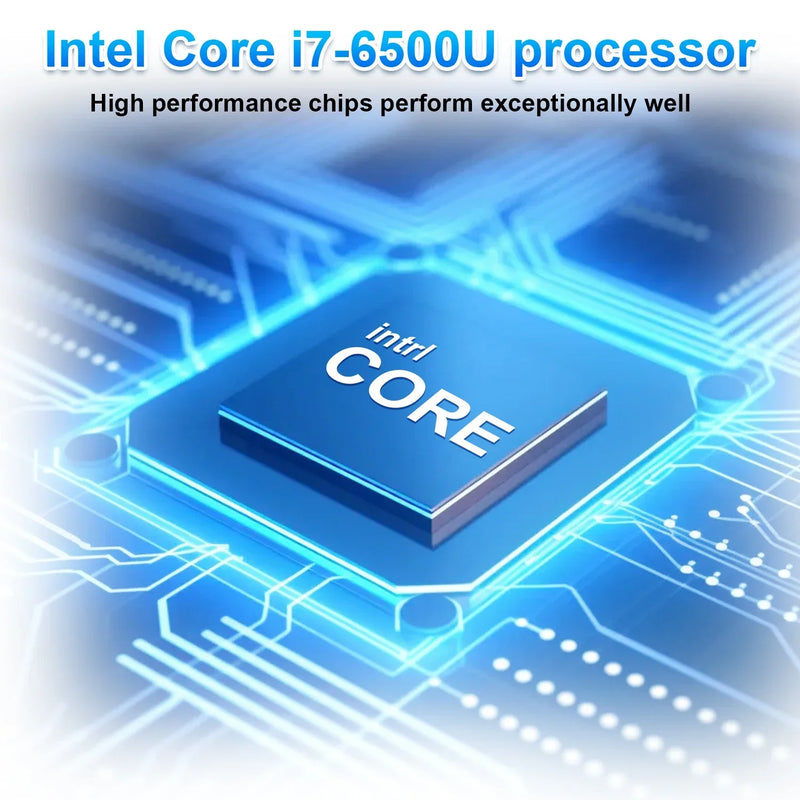 LENO 15.6" Laptop Portable Intel Core i7-6500U 32GB RAM 2TB SSD Windows 11 Notebook Gamer 1080P Display Office Study Computer PC