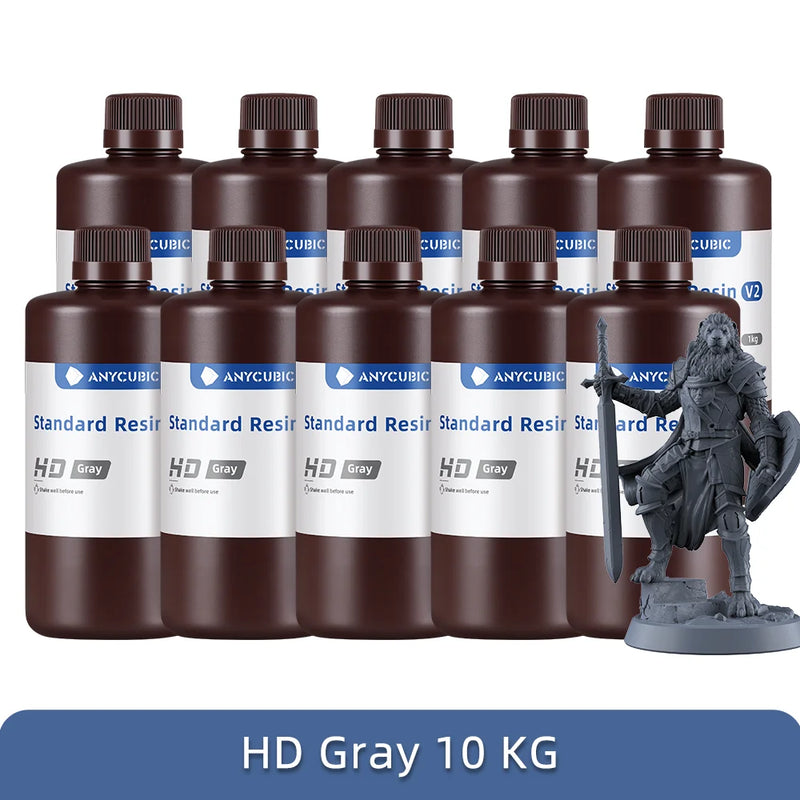 ANYCUBIC 405nm UV Standard Resin / Standard Resin V2 For LCD 3D Printer Photon Mono M7 3D Printing Resin UV Sensitive Resin 1kg