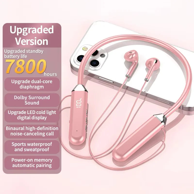 New Sport Wireless Headphone Neckband Earphone audífonos bluetooth inalámbrico freeshippings items ear buds for xiaomi huawei